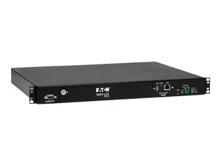 Eaton Tripp Lite Series PDU Switched ATS 200-240V 16/20A 8 C13 2 C19 C20 Horizontal 1URM horizontal rackmount - strømfordelerenhet - 3.8 kW