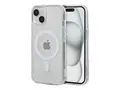 iiglo - Baksidedeksel for mobiltelefon MagSafe-samsvar - silikon, termoplast-polyuretan (TPU) - gjennomsiktig - for Apple iPhone 15