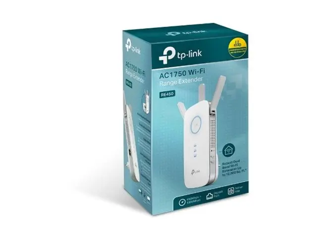 TP-Link RE450 - Rekkeviddeutvider for Wi-Fi - Wi-Fi 5 - 2.4 GHz, 5...