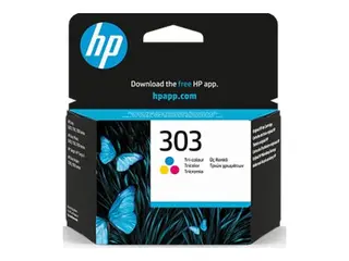 HP 303 - 4 ml - farge (cyan, magenta, gul) original - blekkpatron - for ENVY Photo 7134; Pavilion 7230p, 7930, 7931, 7934