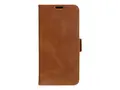 dbramante1928 Copenhagen - Lommebok for mobiltelefon helnarvet lær - gyllenbrun - for Samsung Galaxy S23+