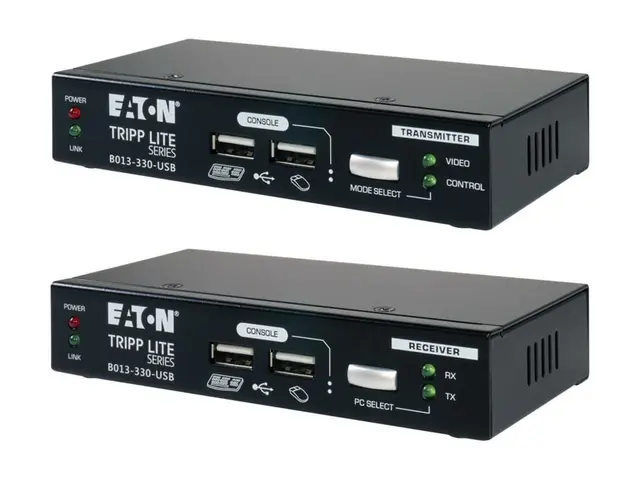 Eaton Tripp Lite Series KVM Extender with VGA and USB Connections,...