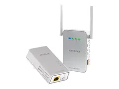 NETGEAR Powerline PLW1000 - Str&#248;mlinjeadaptersett 1GbE, HomePlug AV (HPAV) 2.0, IEEE 1901 Dobbeltb&#229;nd veggpluggbar - med NETGEAR PowerLINE 1000 Adapter (PL1000)