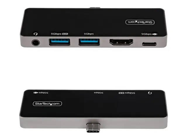 StarTech.com USB C Multiport Adapter, USB-C Mini Dock, to 4K 60Hz ...