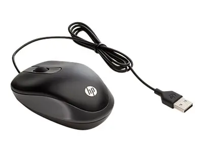 HP Travel - Mus optisk 3 knapper kablet USB