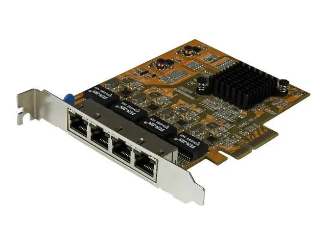 Startech 4 Port Gigabit NIC PCIe Network Card - Quad Adapter (ST10...