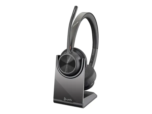 Poly Voyager 4320 - 4300 UC series hodesett on-ear Bluetooth trådl...