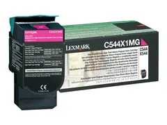 Lexmark - Ekstra høy ytelse - magenta original - tonerpatron LCCP, LRP - for Lexmark C544, C546, X544, X546, X548