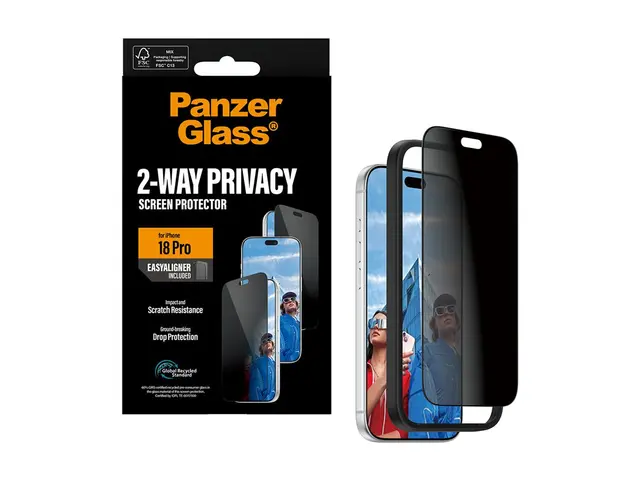 PanzerGlass - Skjermbeskyttelse for mobiltelefon - ultravid passfo...