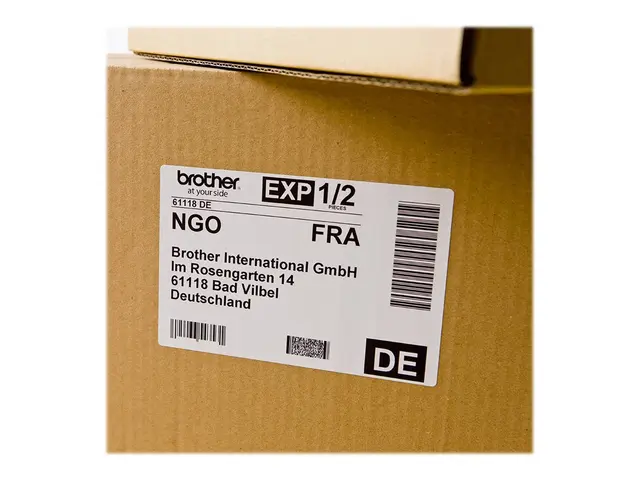 Brother DK-11240 - Svart på hvitt 51 x 102 mm 600 etikett(er) fors...