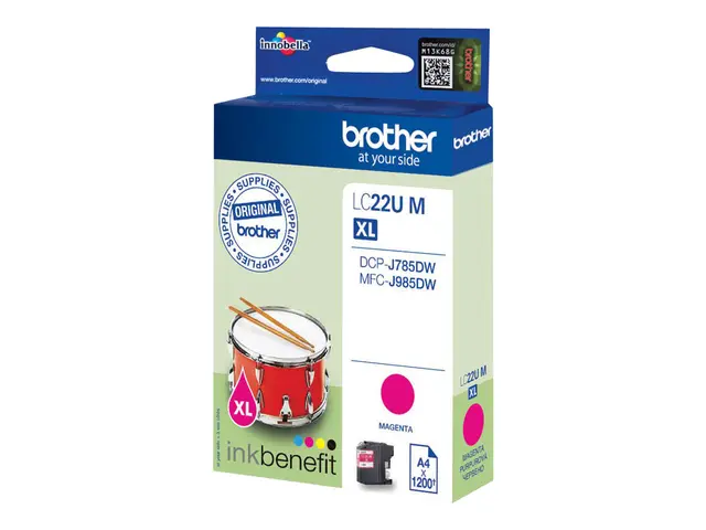 Brother LCLC22UM - XL magenta original blekkpatron for DCP-J785DW,...