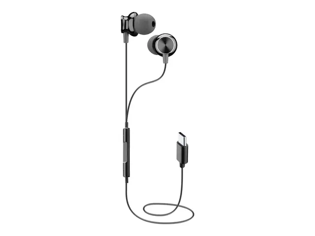Cellular Line Sparrow - Ørepropper med mikrofon i øret kablet USB-...