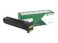Lexmark - H&#248;y ytelse - gul - original tonerpatron LCCP, LRP - for Lexmark CX820de, CX820dtfe, CX825de, CX825dte, CX825dtfe, CX860de, CX860dte, CX860dtfe
