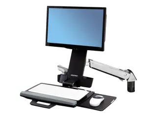 Ergotron StyleView monteringssett for LCD-skjerm / tastatur / mus / strekkodeskanner - polert aluminium