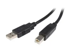 StarTech.com 5m USB 2.0 A to B Cable M/M USB-kabel - USB (hann) til USB-type B (hann) - USB 2.0 - 5 m - svart