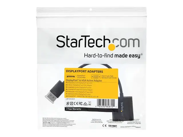 StarTech.com DisplayPort to VGA Display Adapter - 1080p 1920x1200 ...