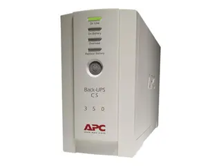 APC Back-UPS CS 350 - UPS - AC 230 V - 210 watt 350 VA - RS-232, USB - utgangskontakter: 4 - beige