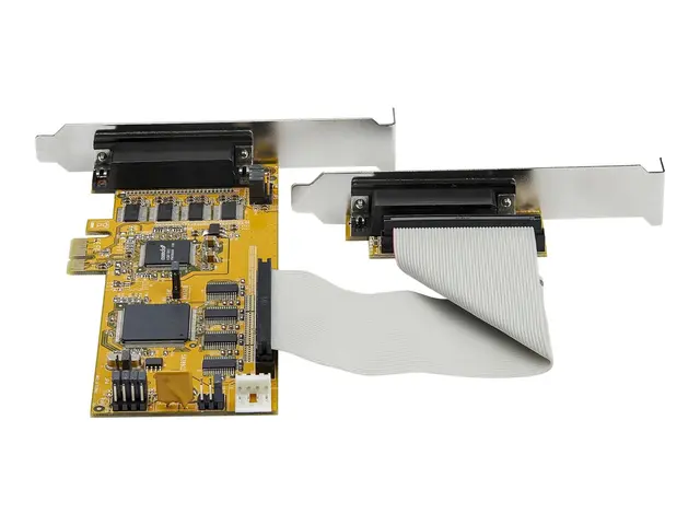 StarTech.com 8-Port PCI Express RS232 Serial Adapter Card, PCIe 16...