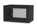 APC NetShelter WX AR106 - Skap - veggmonterbar svart - 6U - 19"