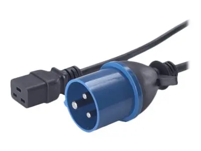 APC - Strømkabel IEC 60320 C19 til 60309 (hann) 2.5 m svart for P/...