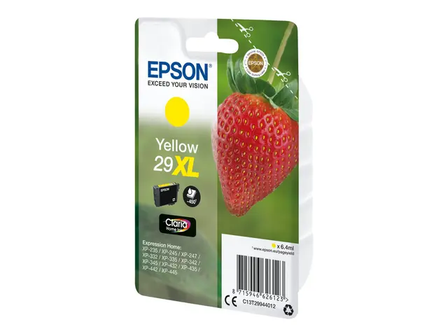 Epson 29XL - 6.4 ml - XL - gul - original - blister - blekkpatron ...