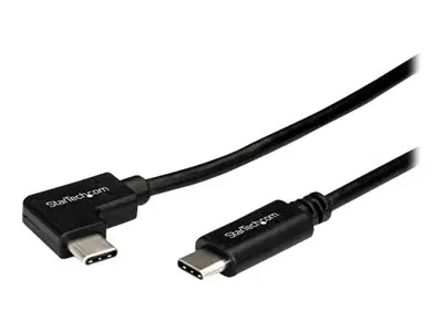 StarTech.com Right Angle USB-C Cable - 1m / 3 ft - Reversible - M/...