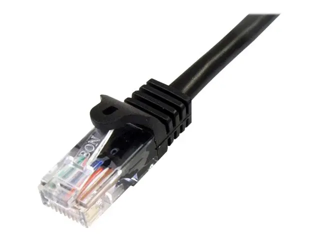 StarTech.com 5m Black Cat5e / Cat 5 Snagless Patch Cable 5 m - Kob...