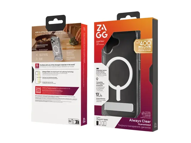 Zagg Crystal Palace Snap - Baksidedeksel for mobiltelefon MagSafe-...