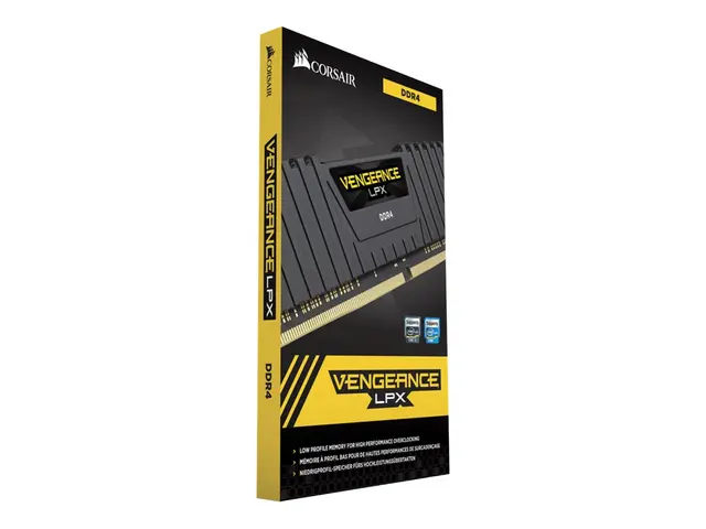CORSAIR Vengeance LPX - DDR4 - sett - 32 GB: 2 x 16 GB - DIMM 288-...
