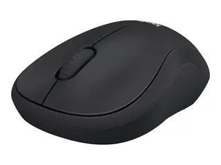 Logitech M220 Silent - Mus - optisk 3 knapper - tr&#229;dl&#248;s - 2.4 GHz - USB tr&#229;dl&#248;s mottaker - koksgr&#229;