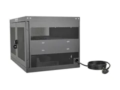Eaton Tripp Lite Series 16-Device USB Charging Station Cabinet with Sync for iPad and Android Tablets, Wall-Mount and Cart Options, 230V, BS1363 to C13 Plug, Black lader for flere enheter