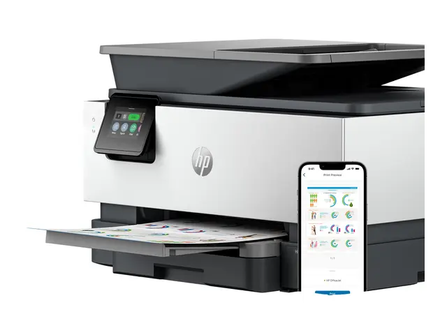 HP Officejet Pro 9120b All-in-One - Multifunksjonsskriver farge in...