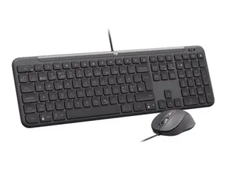 Logitech Signature Slim Wired Combo MK620 for Business Tastatur- og mussett - USB-C - QWERTY - Nordisk - grafitt