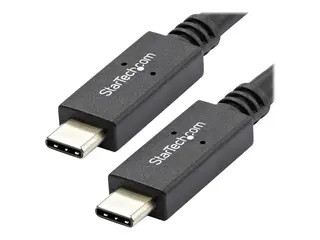 StarTech USB C Cable - 3 ft / 1m with Power Delivery (USB PD) - Power Pass Through Charging - USB to USB Cord (USB31C5C1M) - USB type C-kabel - USB-C til USB-C - 1 m