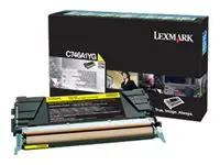 Lexmark - Gul - original - tonerpatron LCCP, LRP - for Lexmark C74...