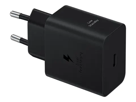 Samsung EP-T4511 - Str&#248;madapter - 45 watt 3 A - SFC 2.0, PD 3.0 (24 pin USB-C) - p&#229; kabel: USB-C - svart