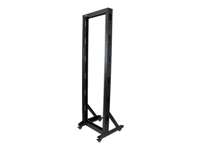 Startech 42U Mobile Open Frame Network Rack with Wheels- 663lbs - ...