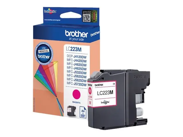 Brother LC223M - Magenta original blekkpatron for DCP-J4120DW, DCP...