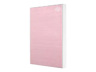 Seagate One Touch STKY2000405 - Harddisk 2 TB - ekstern (b&#230;rbar) - USB 3.0 - rosagull - med 3-&#229;rs Seagate Rescue Data Recovery