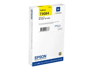 Epson T9084 - 39 ml - XL-størrelse - gul original - blekkpatron - for WorkForce Pro WF-6090, WF-6590