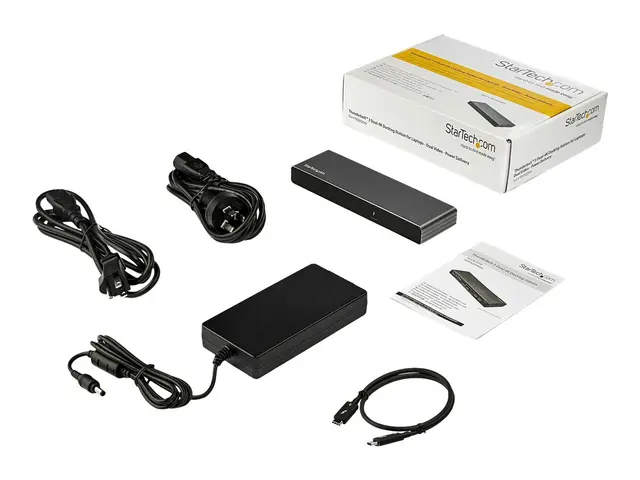 StarTech.com Thunderbolt 3 Dock, Dual 4K 60Hz Monitor TB3 Docking ...