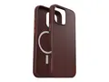 OtterBox Symmetry Series - Baksidedeksel for mobiltelefon MagSafe-samsvar - polykarbonatlag, termoplastisk elastomer (TPE) - mursteinsr&#248;d - for Apple iPhone 16 Pro Max