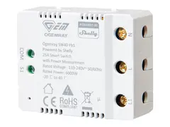 Shelly Ogemray - Relésvitsj - trådløs - 802.11b/g/n, Bluetooth 5.0 2412 - 2472 Mhz, 2402 - 2480 Mhz
