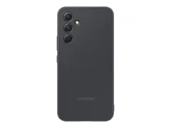 Samsung EP-PA546 - Baksidedeksel for mobiltelefon silikon - svart - for Galaxy A54