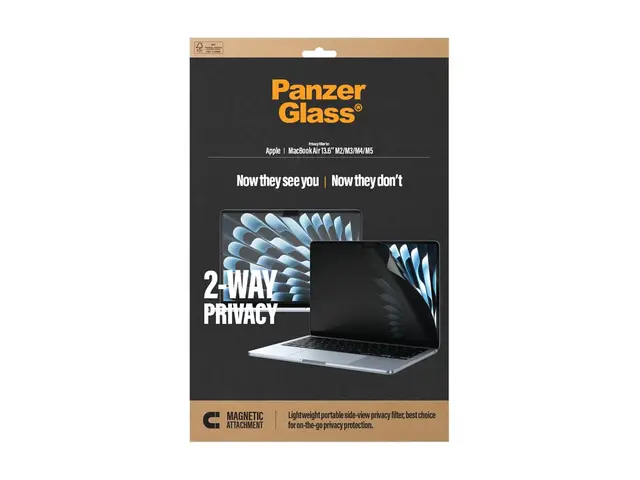 PanzerGlass - Notebookpersonvernsfilter - 2-veis - avtakbar - magn...
