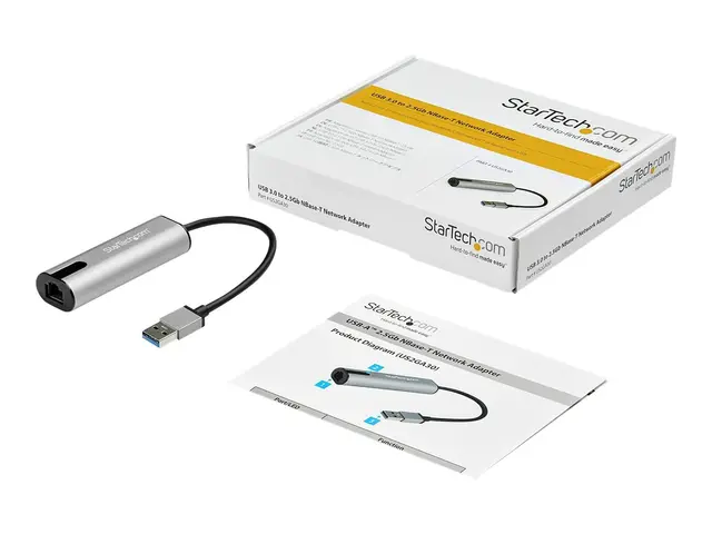 StarTech.com 2.5GbE USB A to Ethernet Adapter, NBASE-T NIC, USB 3....
