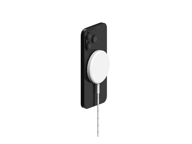 Unisynk - Trådløs ladepute Qi2 15 watt (magnetisk) hvit