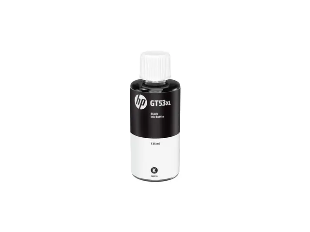 HP GT53XL - 135 ml høykapasitets svart original blekkrefill for Sm...