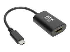 Eaton Tripp Lite Series USB C to HDMI Video Adapter Converter 4Kx2K M/F, USB-C to HDMI, USB Type-C to HDMI, USB Type C to HDMI 6in Ekstern videoadapter - USB-C 3.1 - HDMI - svart