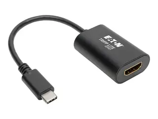 Eaton Tripp Lite Series USB C to HDMI Video Adapter Converter 4Kx2K M/F, USB-C to HDMI, USB Type-C to HDMI, USB Type C to HDMI 6in Ekstern videoadapter - USB-C 3.1 - HDMI - svart